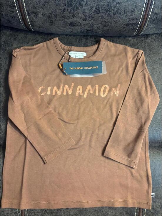Other - NWT The Sunday Collective “CINNAMON” Long Sleeve Tee 4 Years